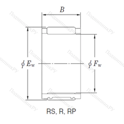 Подшипник игольчатый радиальный R 15/20