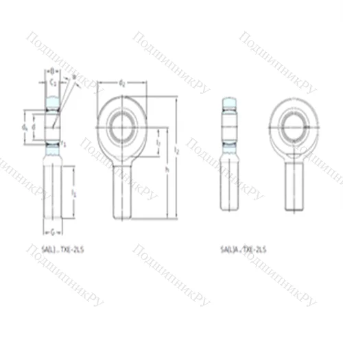 Подшипник скольжения сферический SALA 60TXE-2LS