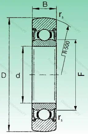 Подшипник LR 208 2RS