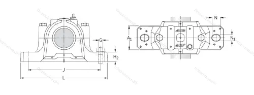 Подшипниковый корпус SE 510-608 (SNL 510-608) в Ставрополе