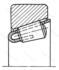 Модификация подшипника 977907К1 размер 33,02x49,225x12,4 ГПЗ-9