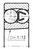 Подшипник  111209 (1209K) размер 45x85x19