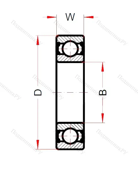 Высокотемпературный подшипник 6204 BHTS ZZ C 4 220°-250° BA 55 ()