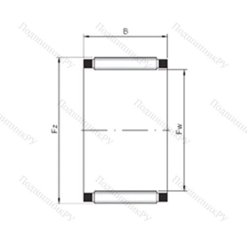 Подшипник игольчатый радиальный K 25x31x17