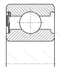 Модификация подшипника 6-20703А2 размер 17x40x14