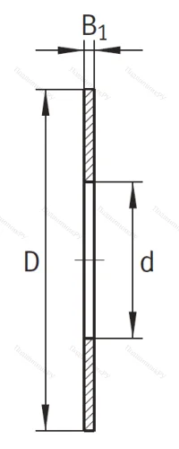Игольчатый подшипник упорное кольцо AS 1024