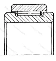 Подшипник  5174915 размер 47x105x40/54