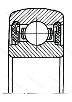 Модификация подшипника 1580205С17 размер 25x52x16 от производителя  ГПЗ-23
