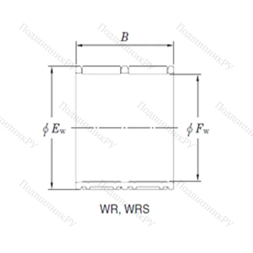 Подшипник игольчатый радиальный WRS 394443