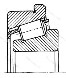 Подшипник  2067104 (32004R) размер 20x42x15