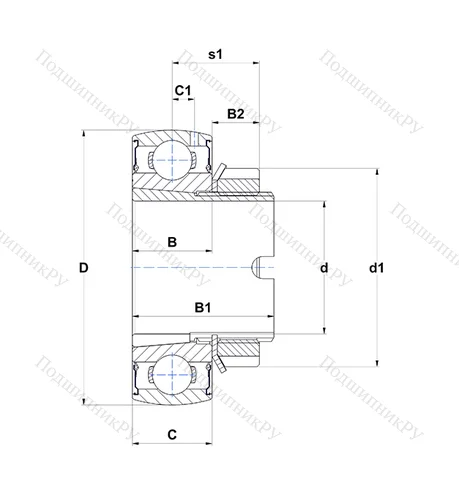 Подшипник LK 206 G 2H в Ставрополе