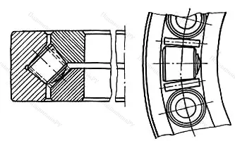 Модификация подшипника 2-76692/670 размер 670x900x103