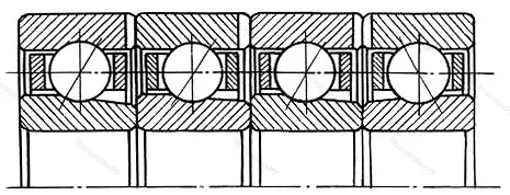 Модификация подшипника 22-1546908Е размер 40x62x48