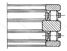 Модификация подшипника 597/750 размер 750x950x290