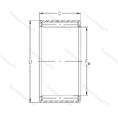 Подшипник игольчатый радиальный SN 66