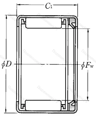 Игольчатый подшипник HK 3018 L/3AS от производителя  NTN