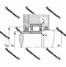 Подшипник NJ 2232-E-M 1