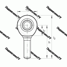 Подшипник GAR 17-UK