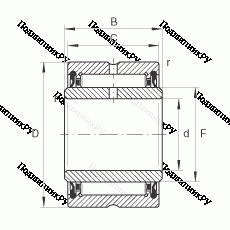 Подшипник NA 4910-2RSR-XL