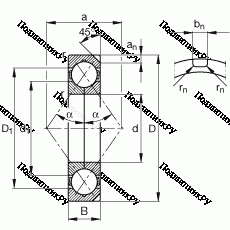 Подшипник QJ 317-N 2-MPA